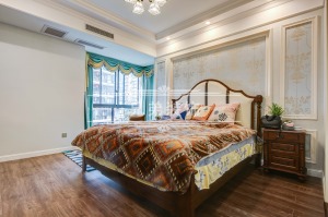 【兄弟装饰】海棠晓月125平米卧室装修设计案例 美式风格