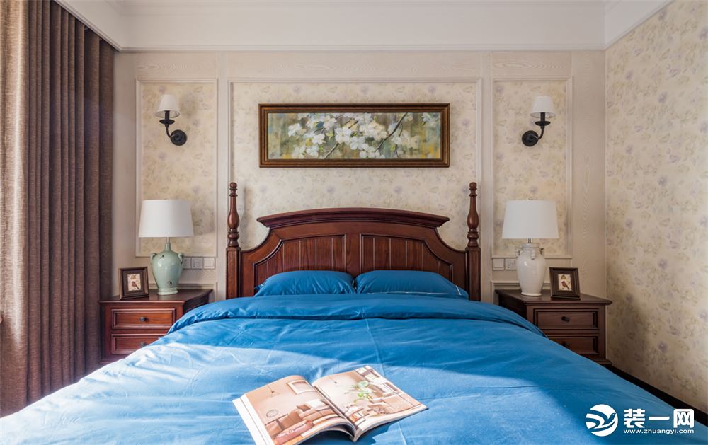 乌鲁木齐昊元上品160平三居室美式风格卧室效果图