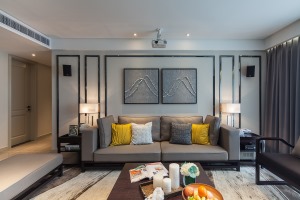 【格调装饰】客厅整形整体简单  但是材料和效果质感完胜欧美风格般的庸俗和呆板