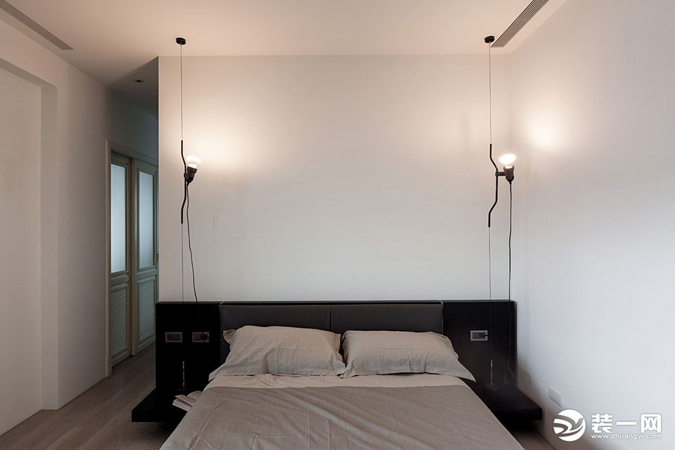 【重庆业之峰装饰】鲁能星城外滩 150平米 工业风格=卧室