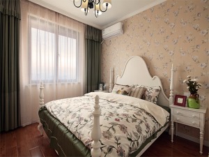 【重庆业之峰】凡尔赛 80平米 简美实景-卧室