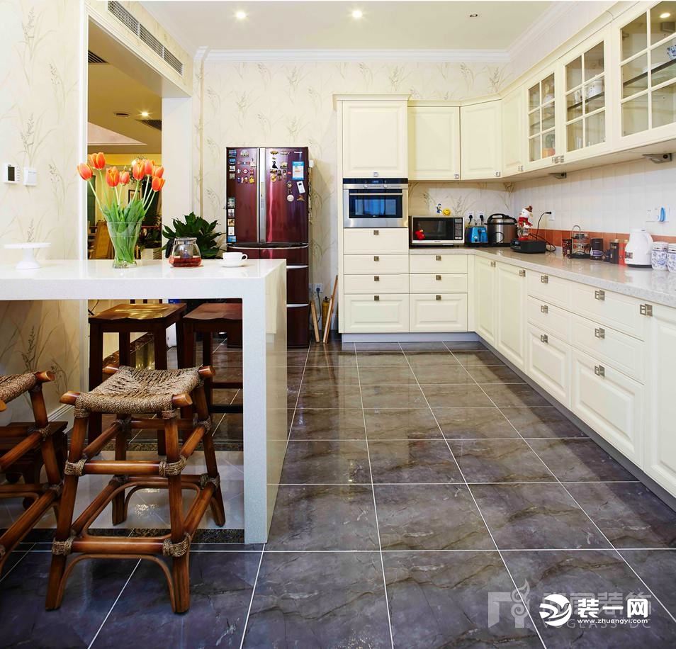 西山林语420㎡别墅混搭风格装修效果图厨房