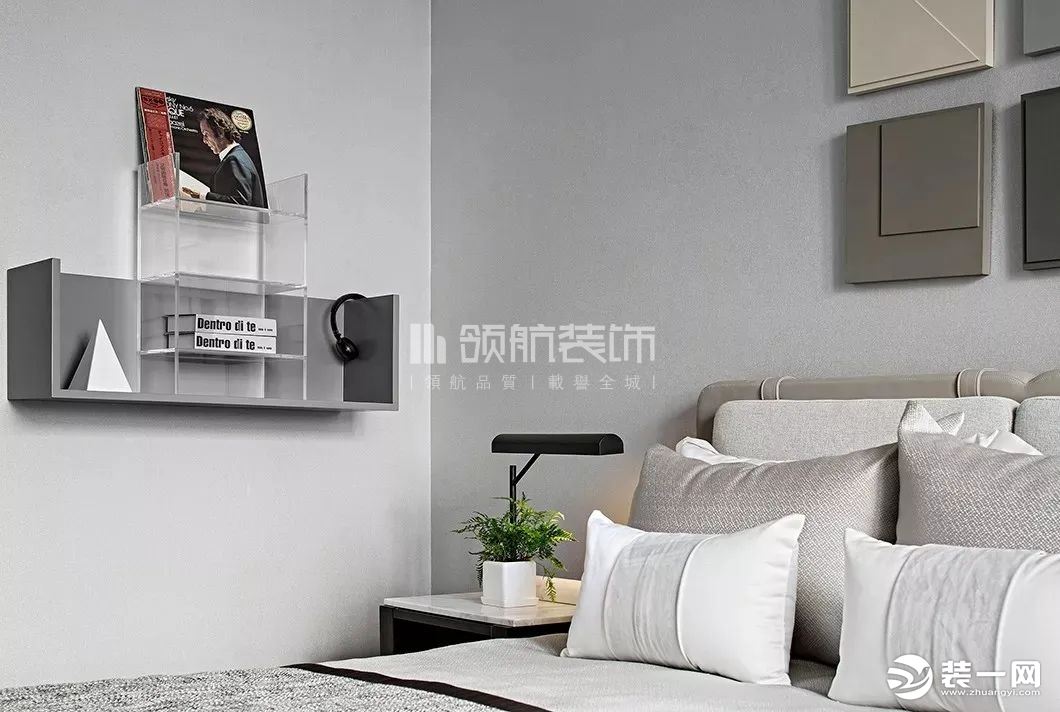 【领航装饰】徐州129平方户型现代风格三室卧室装修效果图