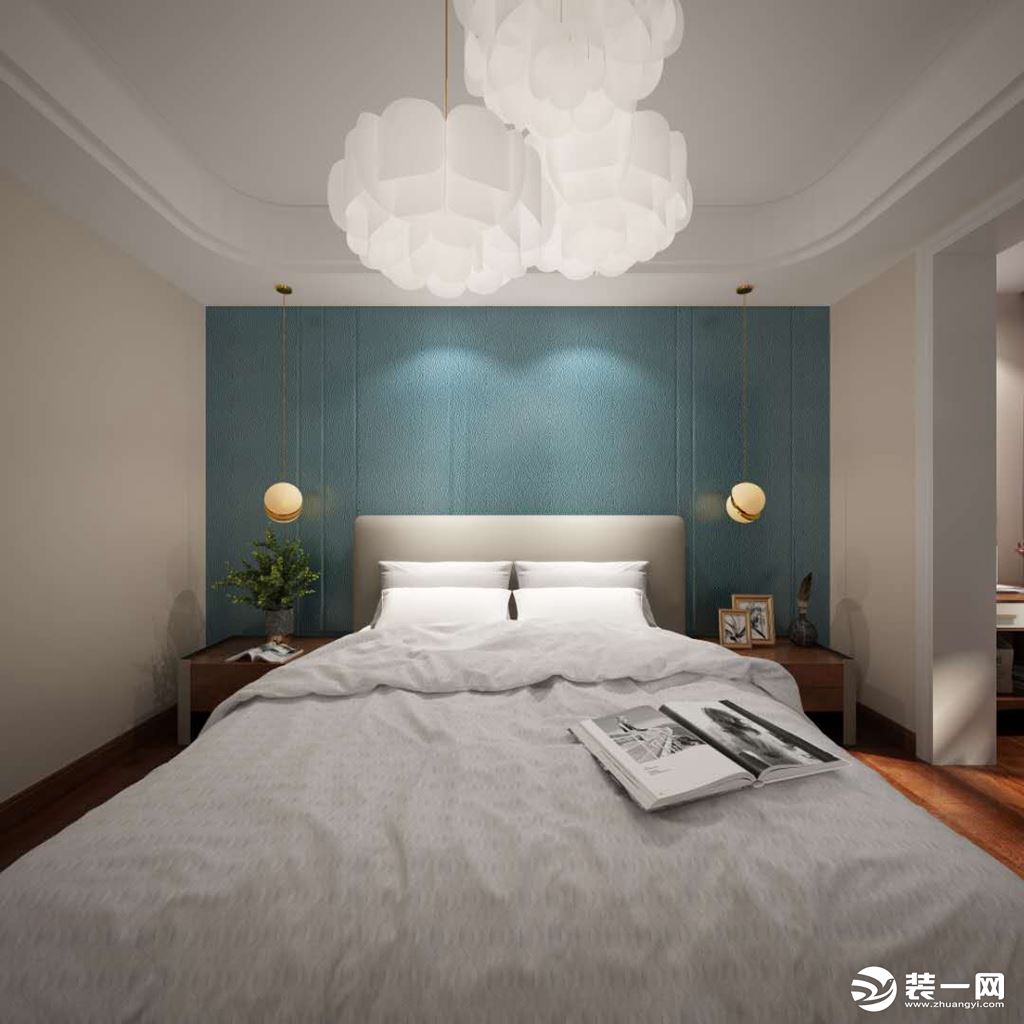 长沙速美超级家 北辰三角洲176㎡ 平层 现代风格 造价30万 卧室