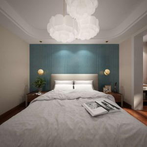 长沙速美超级家 北辰三角洲176㎡ 平层 现代风格 造价30万 卧室