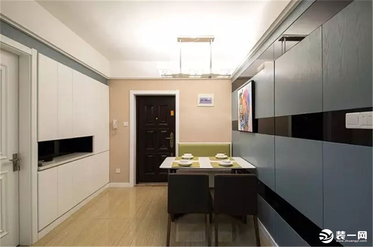 【佳天下装饰】-紫金一品-70平米-简约风格两室两厅装修清新淡雅