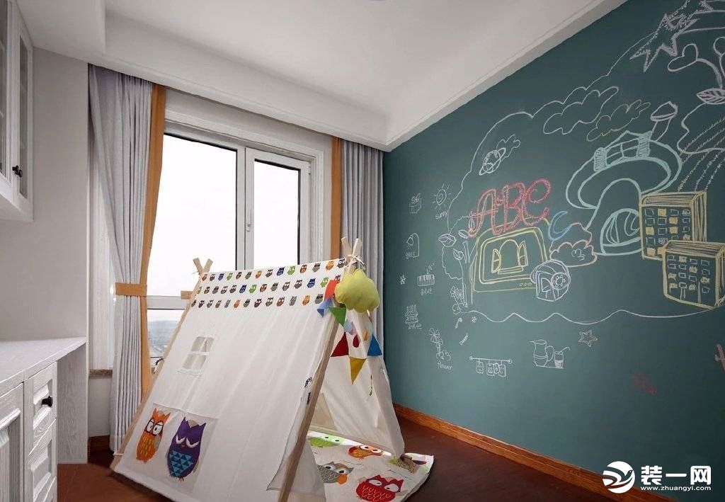 【佳天下装饰】-水木香山-126-现代美式装修风格 -儿童房