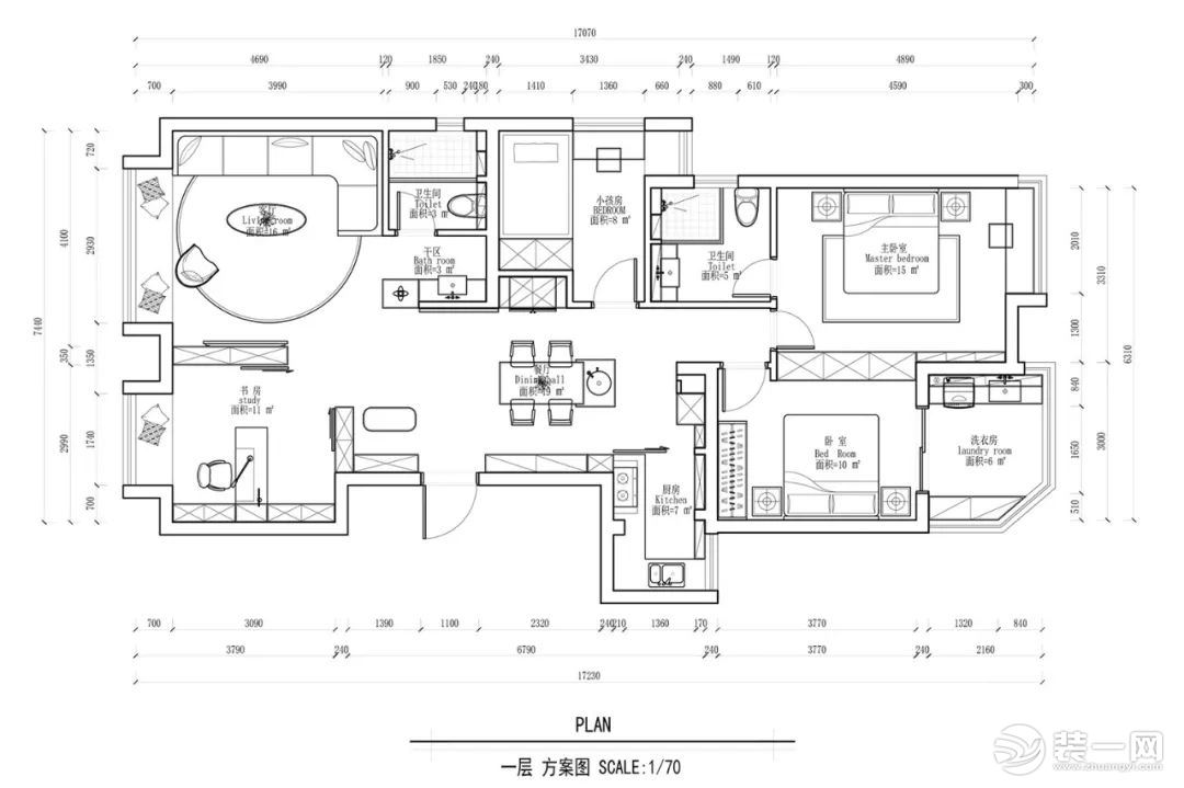 【重庆佳天下装饰】蓝光水岸120平现代简约风格装修案例