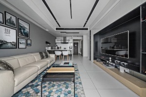 【佳天下装饰】-经典现代简约风格家居装修设计，非常有质感的黑白灰色调之家! ???