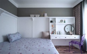 100㎡北欧风格婚房设计-卧室