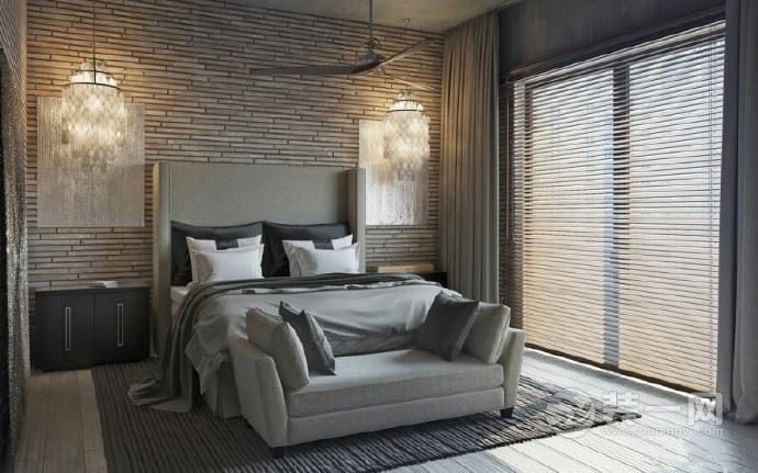 78平米现代平层卧室装修效果图