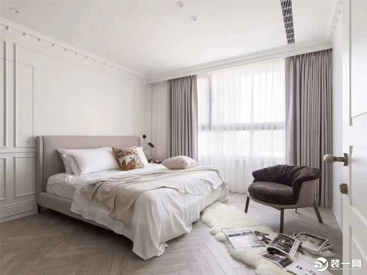 【重庆西港装饰】 江北保利观澜 现代 85平 二居室 卧室