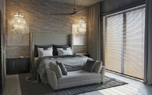 78平米现代平层卧室装修效果图