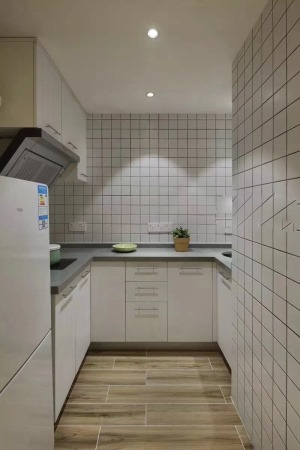 【重庆西港装饰】仁安里 40平 三居室 现代 厨房装修效果图