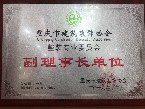 重庆市建筑协会副理事长单位