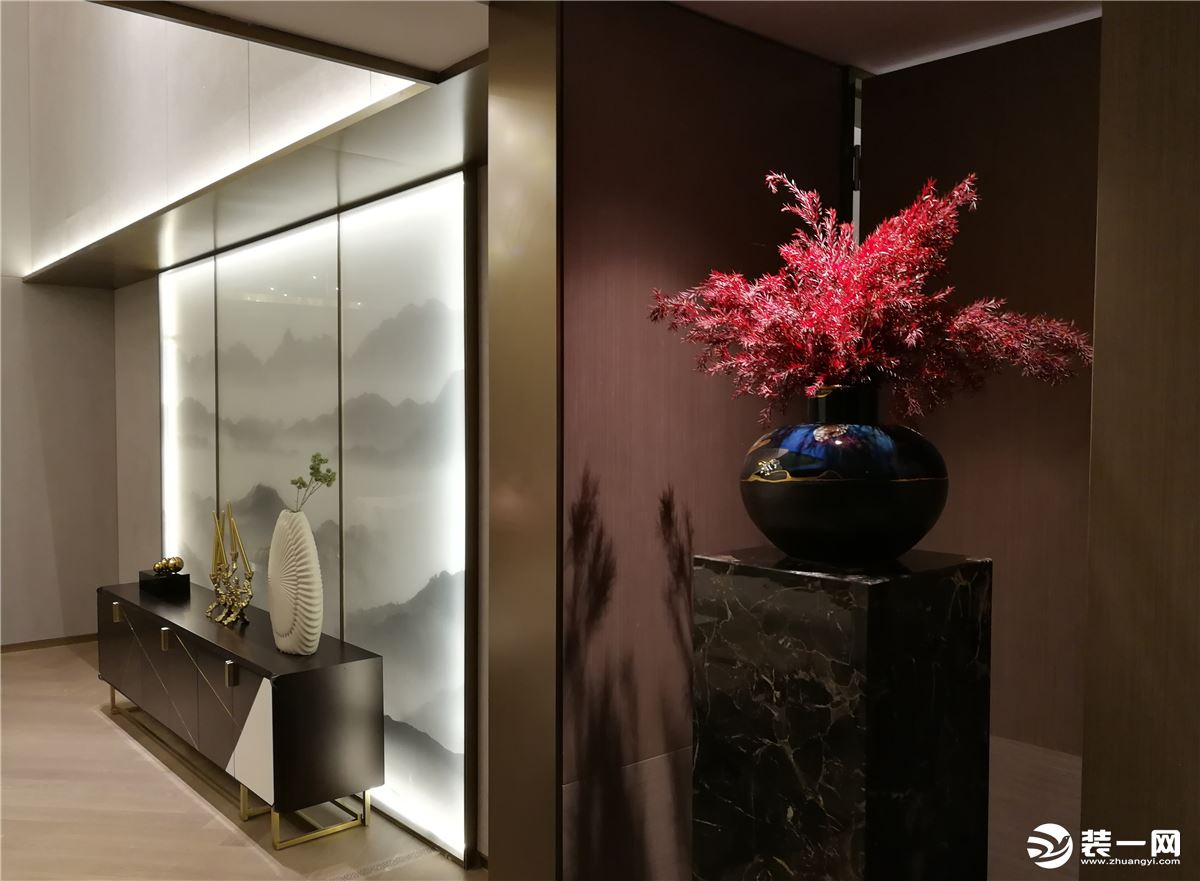 金桂和院420平-新中式风格（走廊）