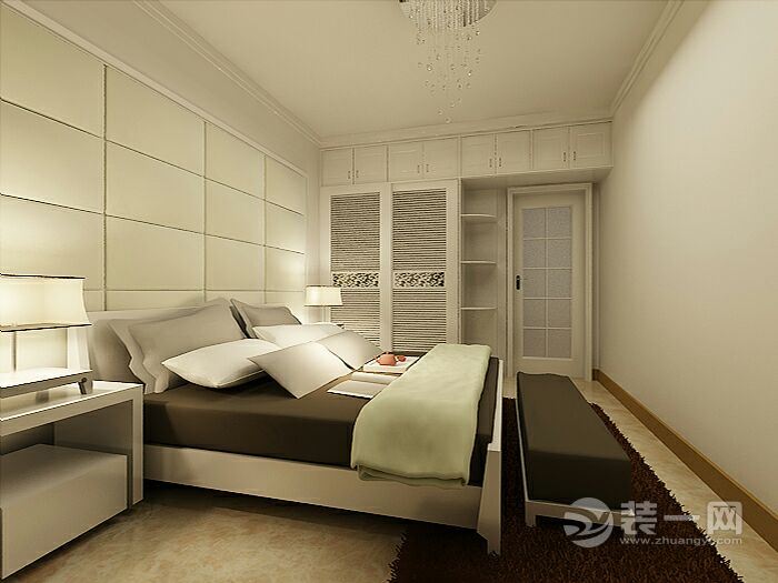 现代风格两居室卧室装修设计
