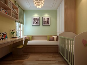 易购空间178㎡四居室新古典风格装修效果图次卧