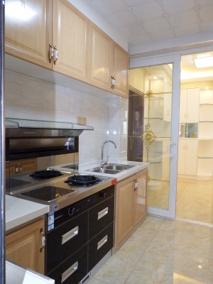 大华富贵世家120平三室简欧风格装修效果图厨房