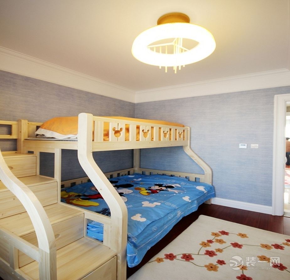 广泰锦苑108平-三居室 造价11万 简欧风格小孩房的效果图