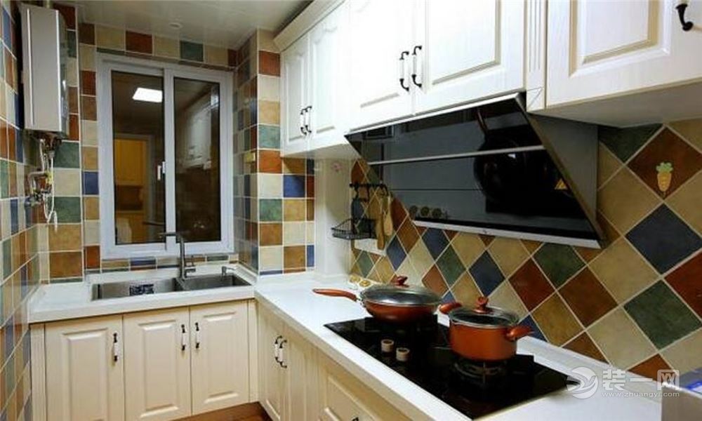 时代星空88平-二居室 造价9.5万 田园风格-厨房效果图