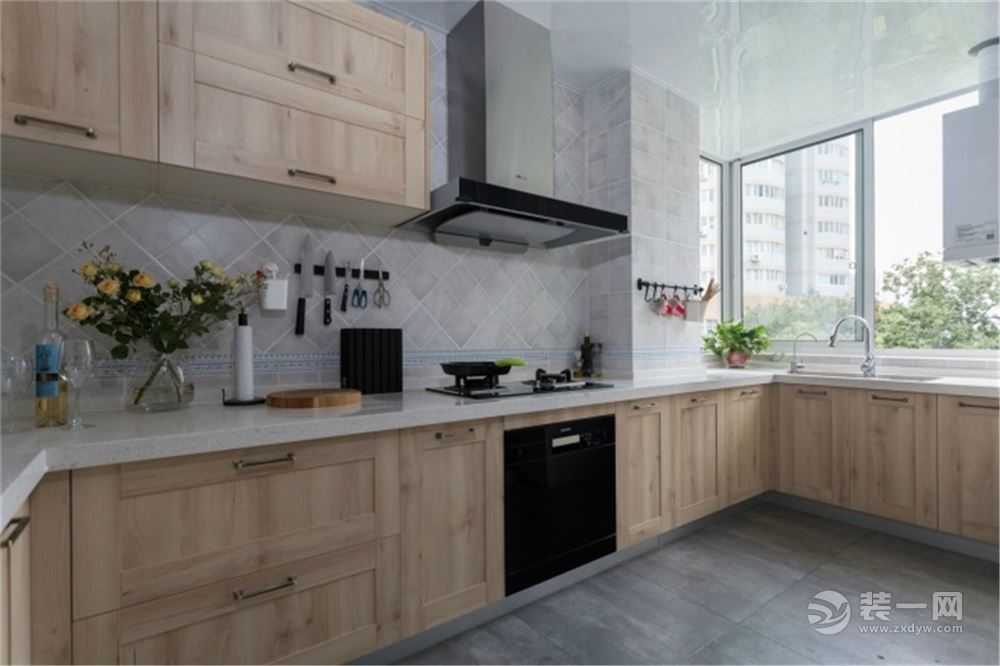 138平跃层北欧风格装修效果图厨房
