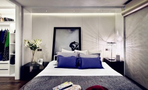 欧也装饰 江山名门 86平 三居室 造价16万 现代风格 卧室
