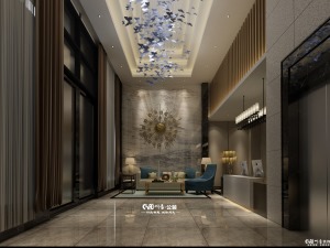 修文长镇酒店900平简中现代混搭式风格案例