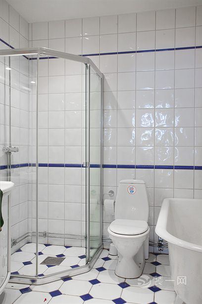 77平小三房北欧风格浴室设计效果图