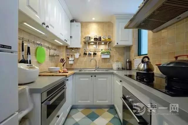 重庆汉德装饰 美利山三居室 93平 造价16万 简美 厨房装修效果图