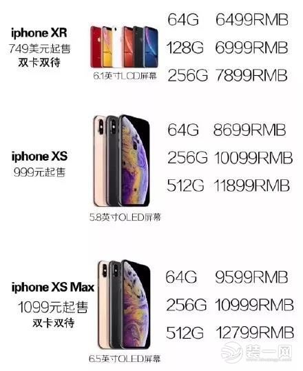 iPhone XS Max支持雙卡雙待功能售價(jià)