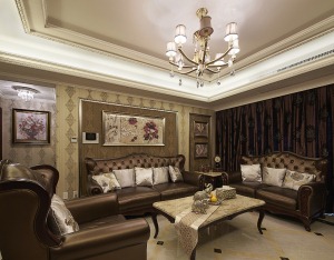 江南豪园新古典风格158平米-杭州圣都装饰公司