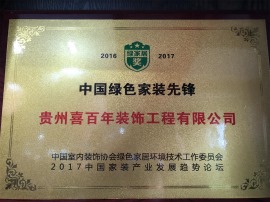 2017中国绿色家装先锋