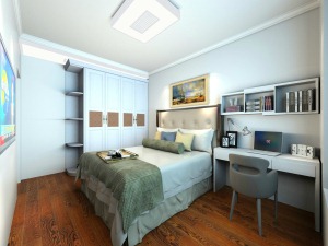 欧式风格三居室卧室装修效果图