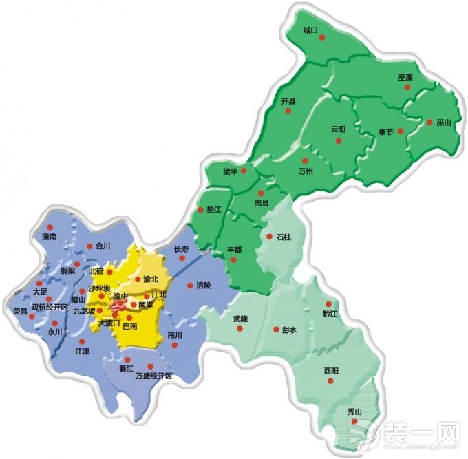 重庆两江新区地理位置图片