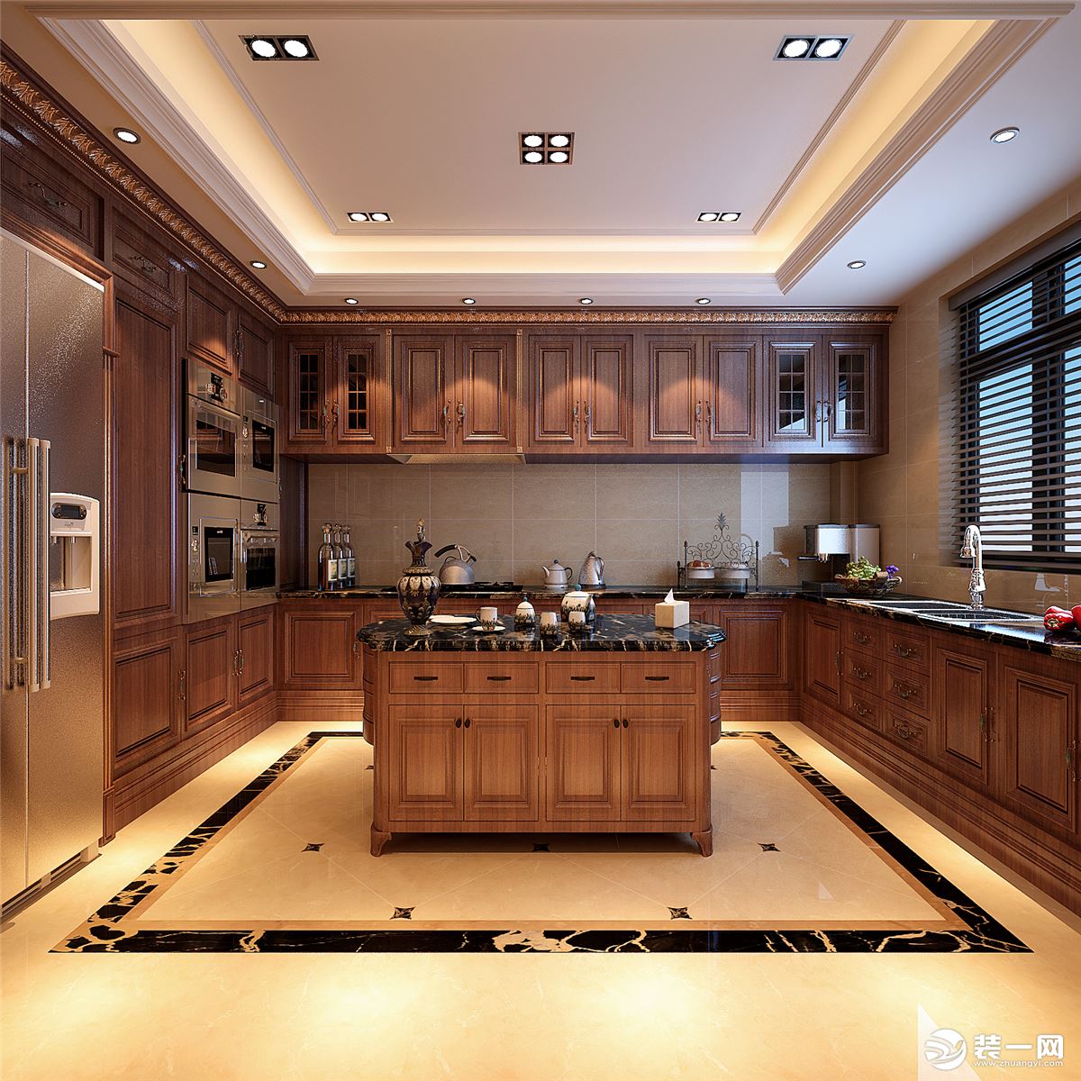 枫丹白露400平米法式风格-厨房