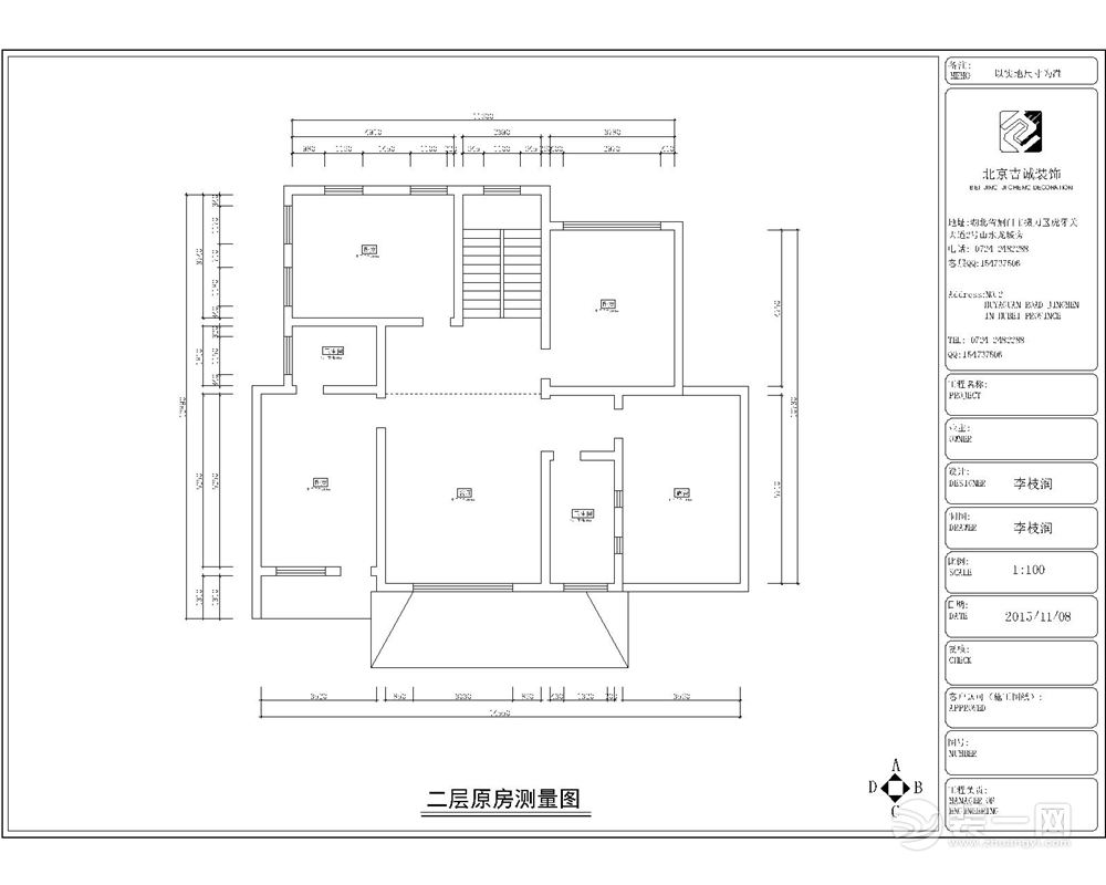 一楼原始结构图