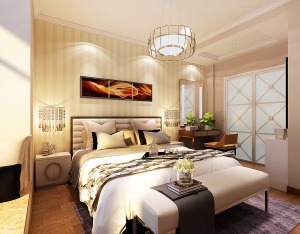 卧室现代风格装修效果图