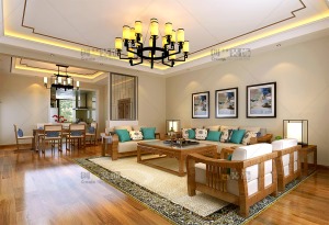 家具设计上，选择了以布艺为主、简单实用的家具，展现了最本质的现代气息。
