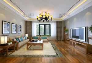 家具设计上，选择了以布艺为主、简单实用的家具，展现了最本质的现代气息。