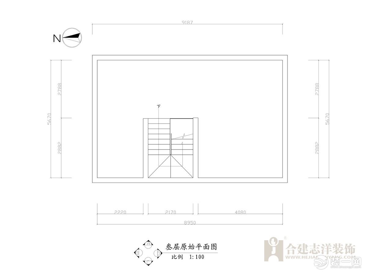 【合建装饰】保利西山林语 | 中式别墅——三层原始图