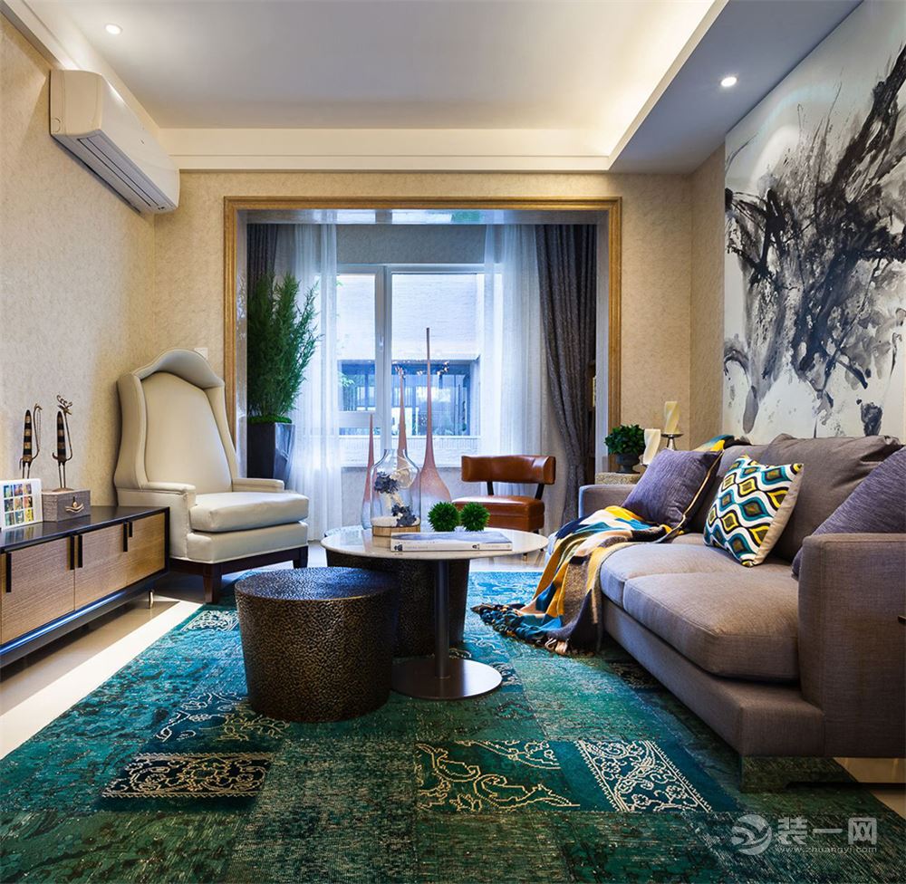 横大雅苑-79平 二居室 造价8万 北欧风格鉴赏客厅