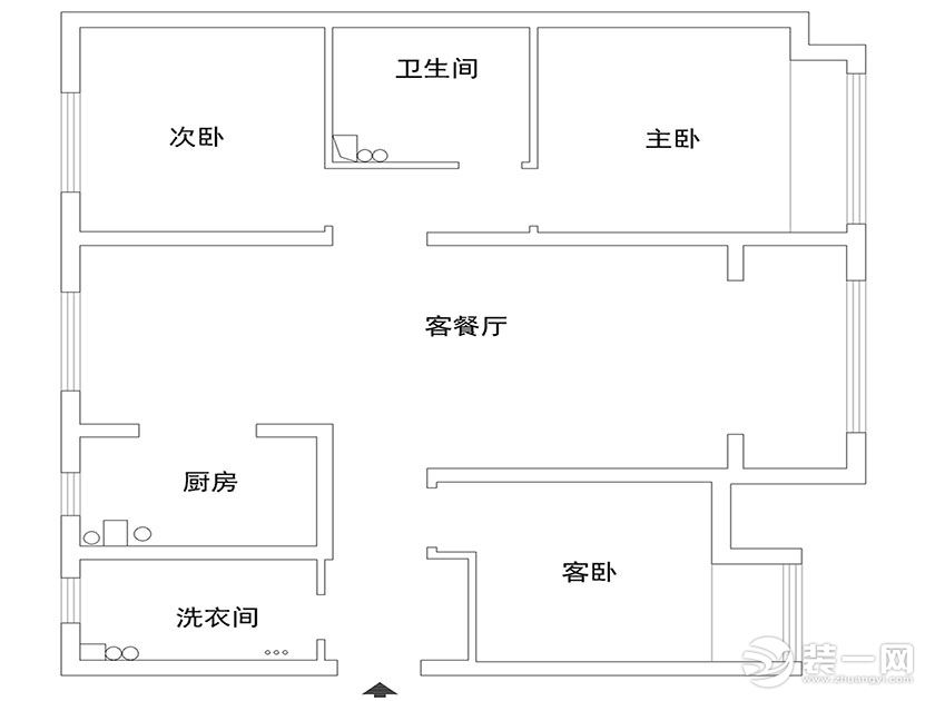 珠江帝景 混搭风格 120平。