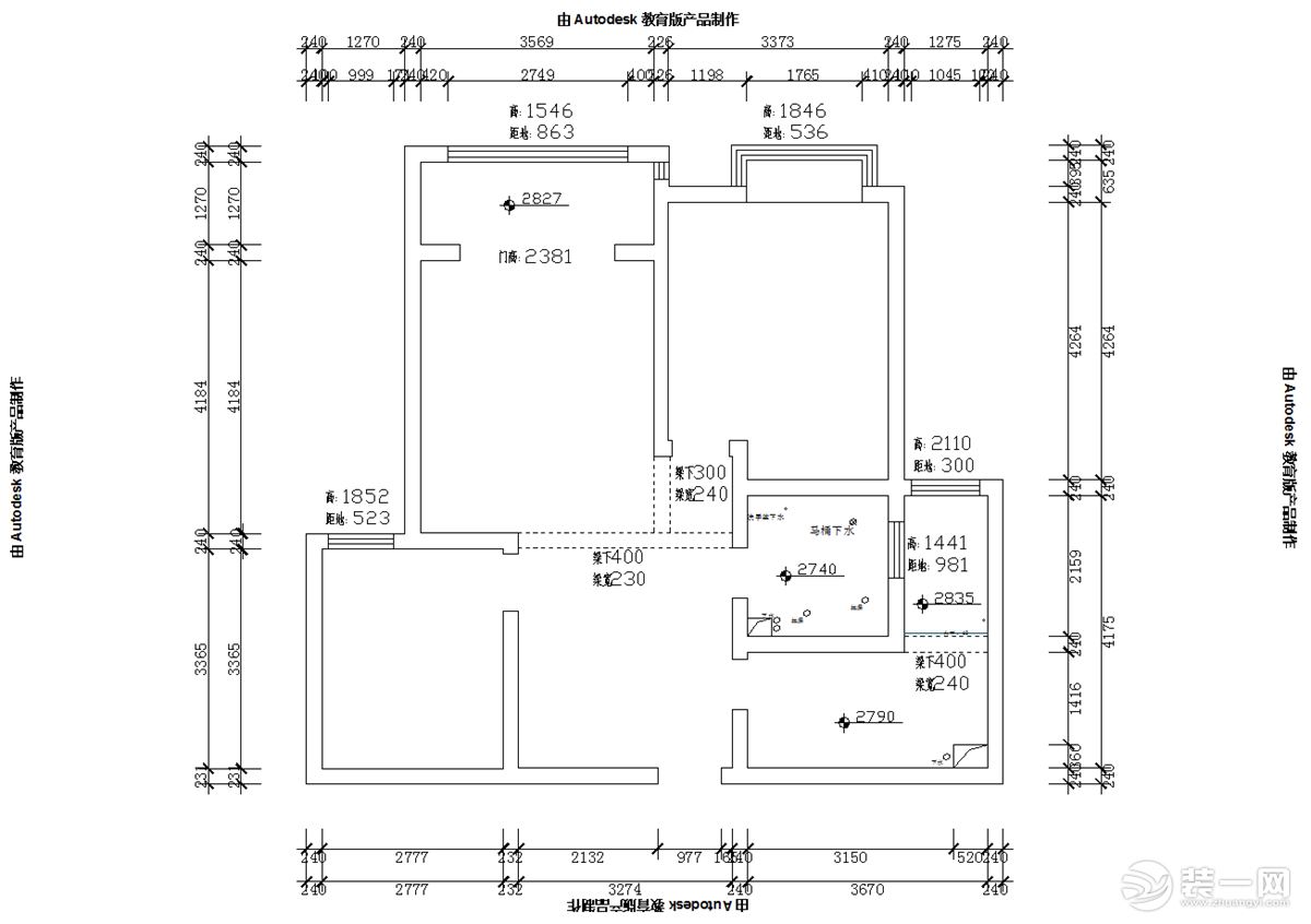 青岛科技大学    95㎡   简约美式风格