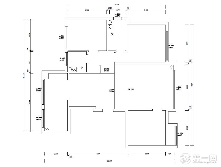 綠城瀾園   120㎡  現(xiàn)代簡(jiǎn)約風(fēng)格