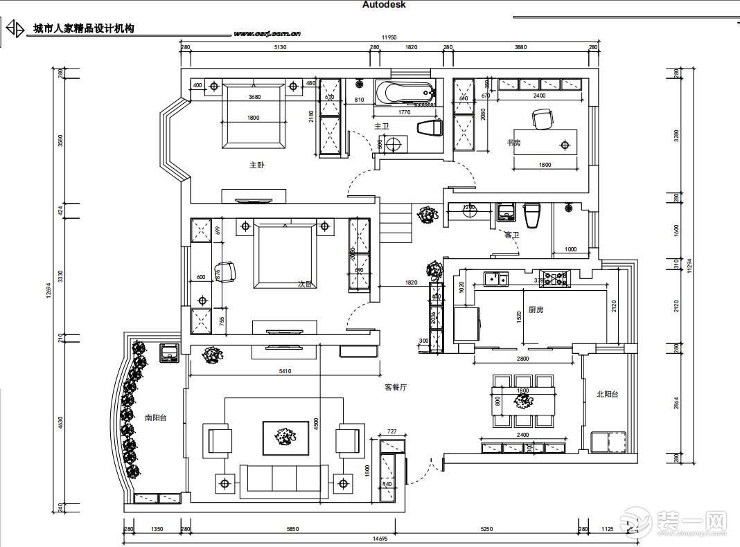 金帝山莊   160㎡   簡(jiǎn)歐風(fēng)格