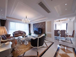 银魅新古典装修风格-北江锦城 25万打造126平新古典风格的家