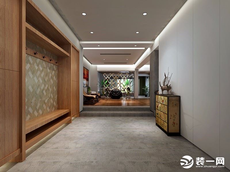 惠州浩天装饰沙河高尔夫360平方现代过道效果图