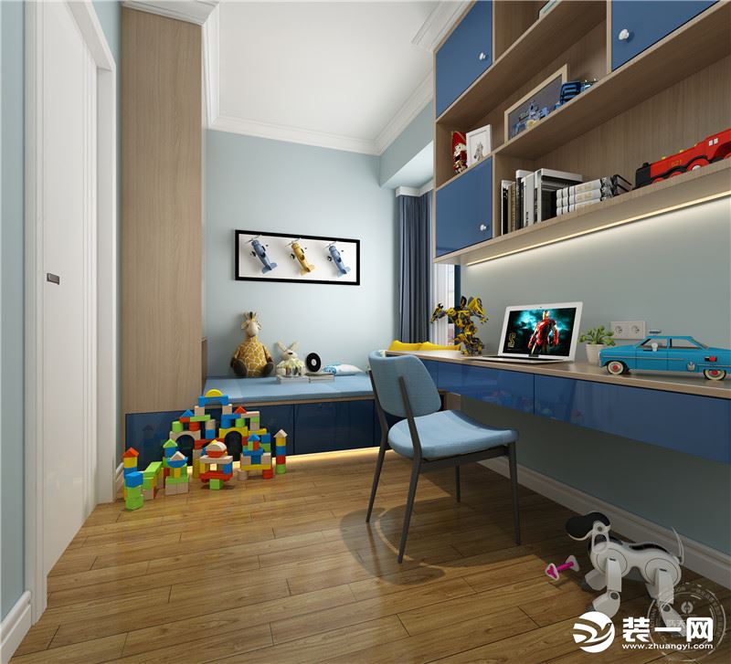 惠州浩天装饰碧海名园113㎡现代轻奢儿童房装修案例