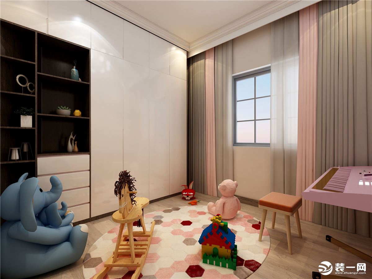 惠州浩天装饰星河丹堤V区146㎡现代轻奢风--儿童玩具房实景图